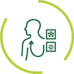 Wärme- und Kältetherapie - Icon